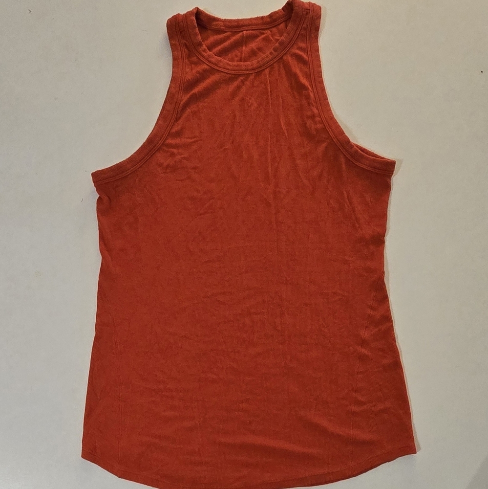 Lululemon Hold Tight Tank Orange Size 10